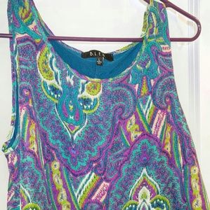 Colorful Paisley Sleeveless blouse